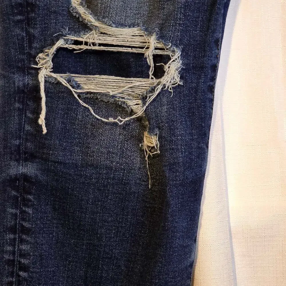 American Eagle AirFlex+ Patched Skinny Jean 34×30